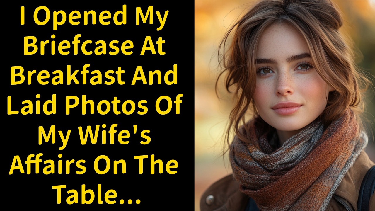 I Opened My Briefcase At Breakfast And Laid Photos Of My Wife's Affairs On The Table...