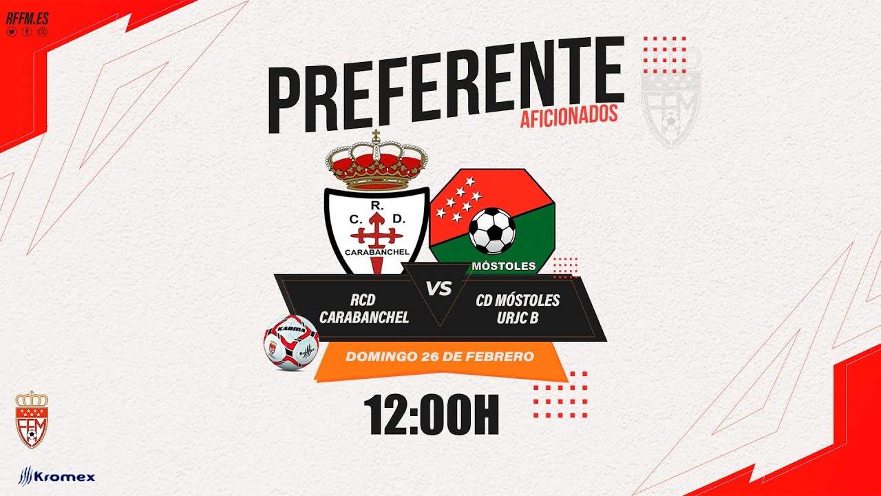 RCD CARABANCHEL - CD M&Oacute;STOLES URJC