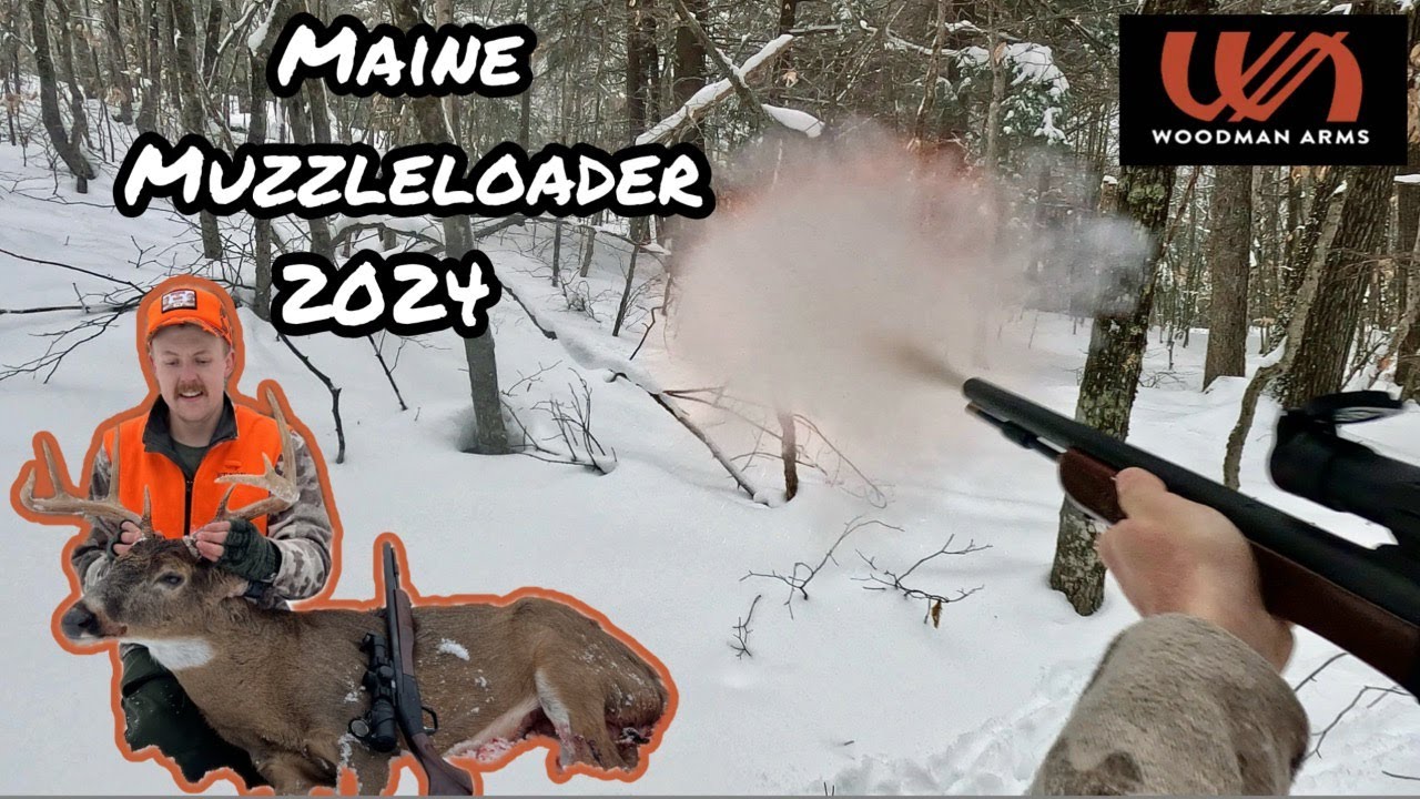 Tracking in Maine | Last day buck | Woodman Arms Carbine