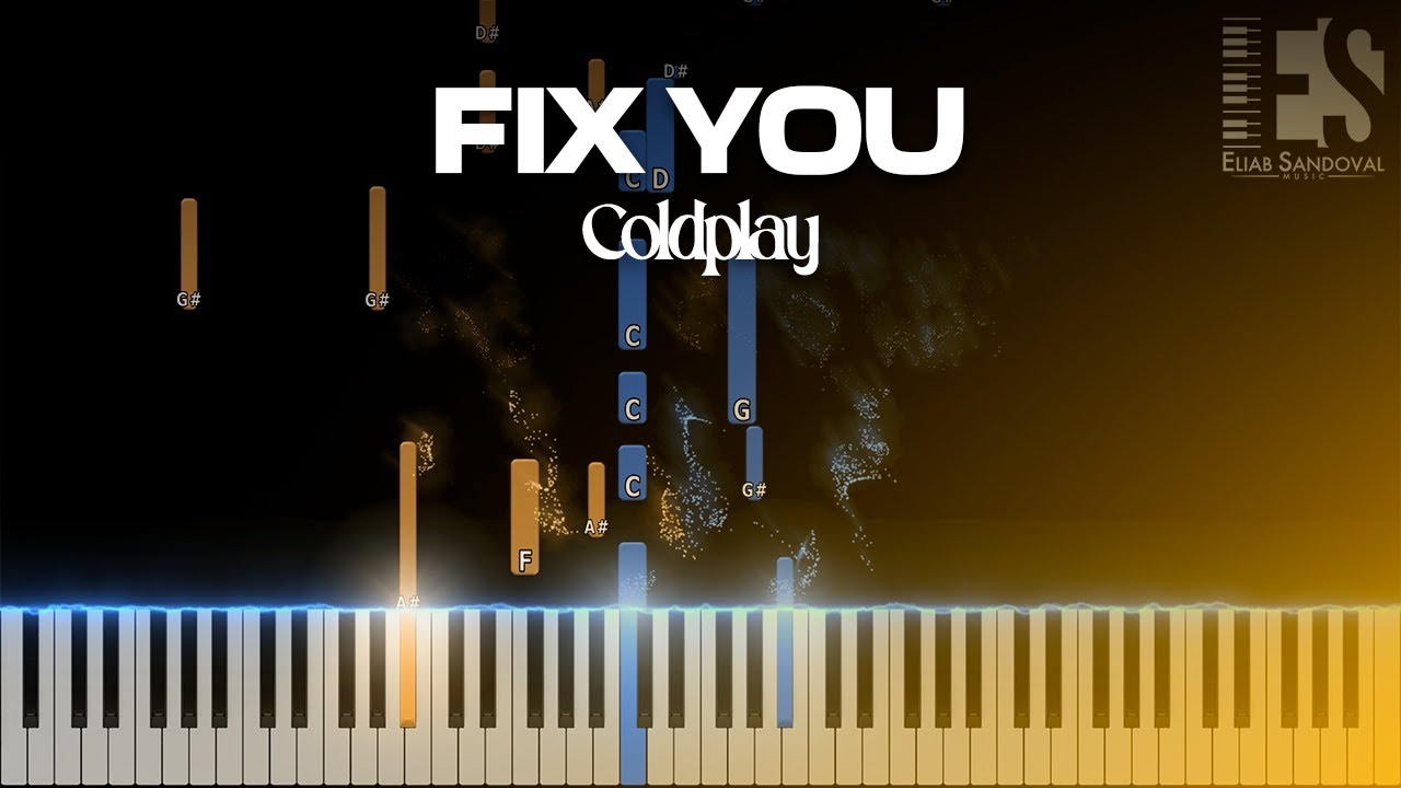 Fix You - Coldplay (Piano Tutorial) | Eliab Sandoval