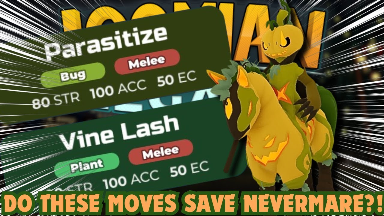 WILL THESE NEW MOVES ON NEVERMARE FINALLY MAKE IT VIABLE?! - Loomian Legacy PvP