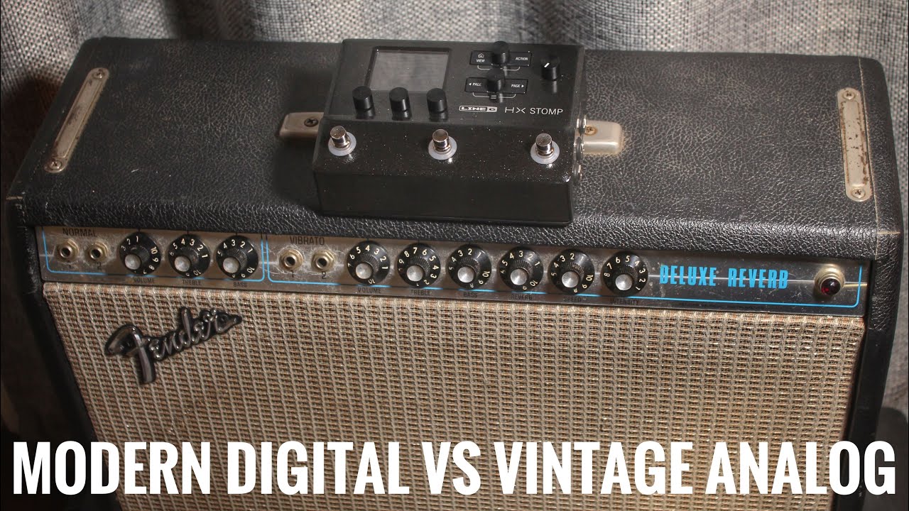 Line 6 HX Stomp versus Vintage Fender Deluxe Reverb, Same IR's.