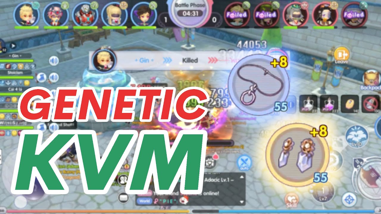 KVM with VIT & INT Rings | ROX | ALCHEMIST | GENETIC