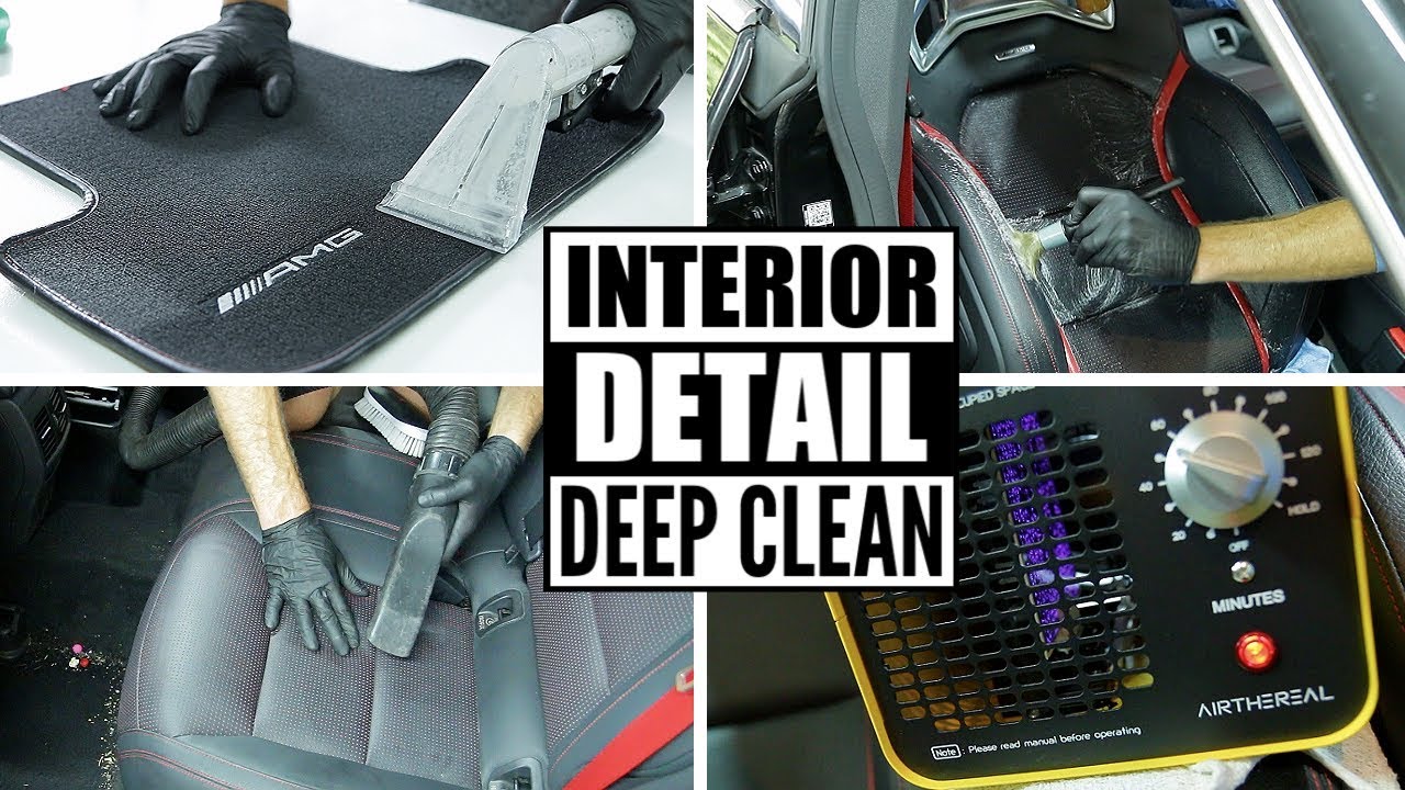 Complete Full Car Interior Detailing Of A Mercedes CLA45 AMG || Deep Cleaning
