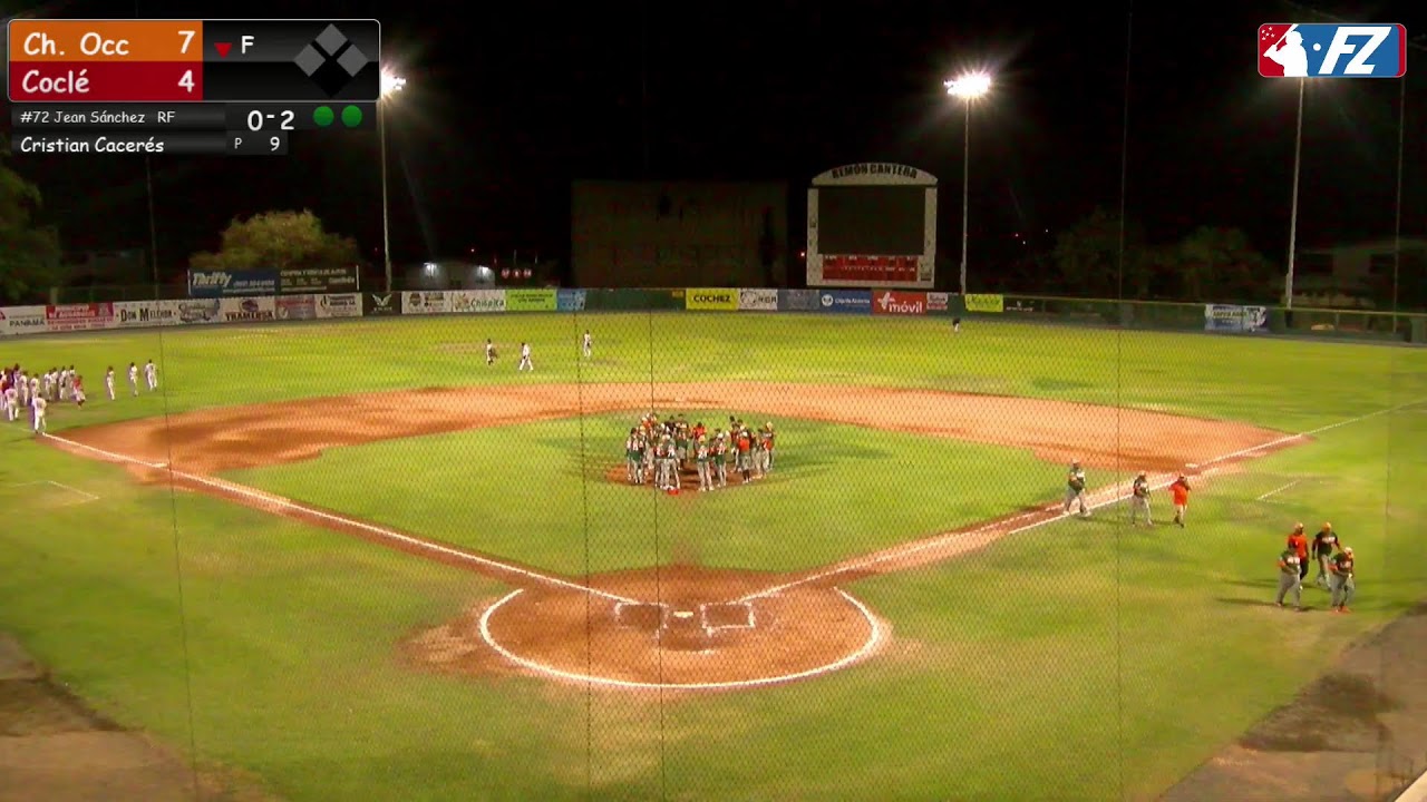 Chiriquí Occidente vs Coclé Estadio Remón Cantera Ronda Regular de Beisbol Mayor 2024