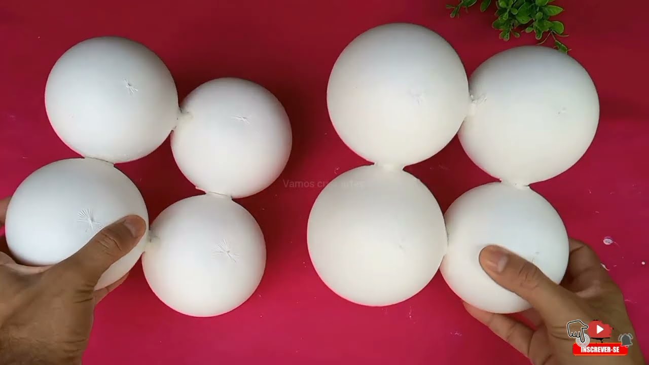 COMO FAZER 4 IDEIAS DE VASOS DECORATIVOS DE GESSO E BEXIGA | FAÇA VOCÊ MESMO 4 VASOS DECORATIVOS