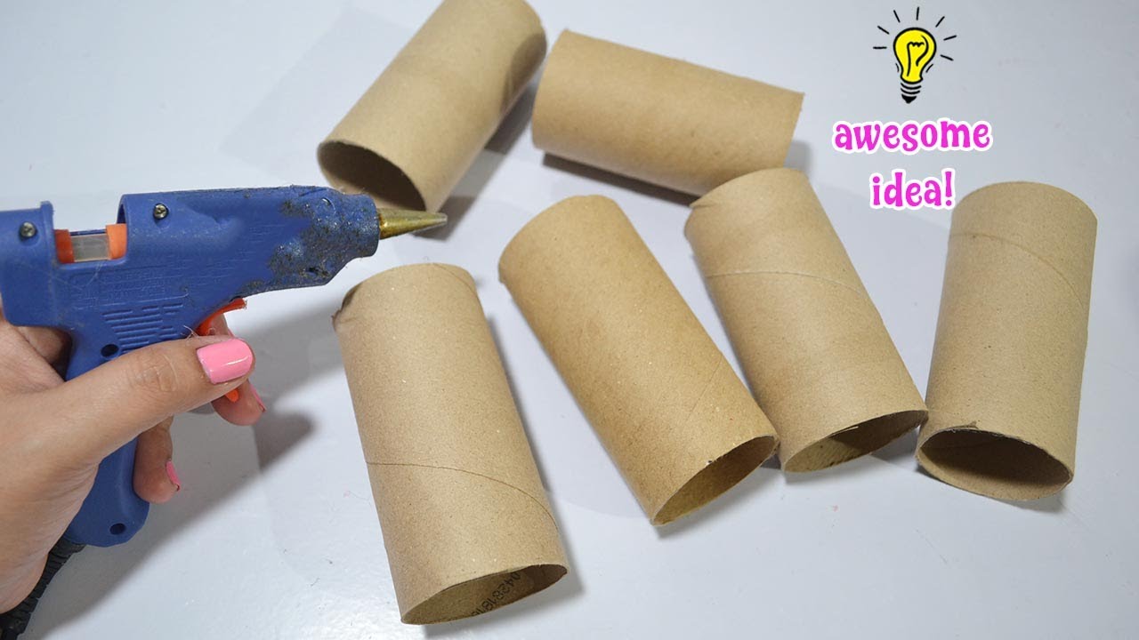 3 Brilliant Ways to reuse/recycle empty tissue rolls| best out of waste