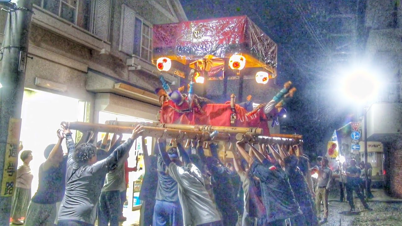 2025.10.03【御坊祭り 2025 肩慣らし/地下まわり】(紀小竹組·上組·御坊町) 四ツ太鼓·屋台 和歌山県 御坊市 小竹八幡宮