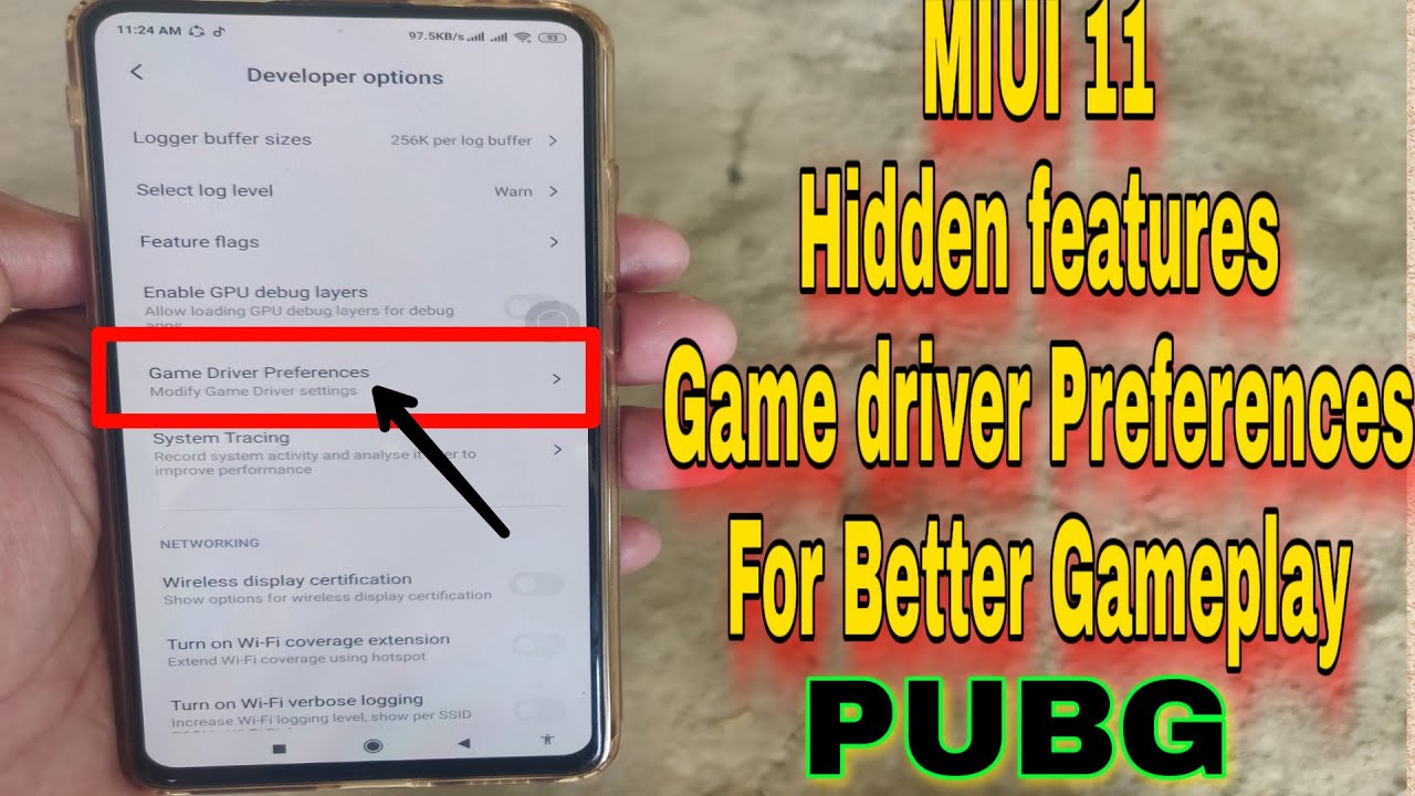MIUI 11 New Hidden Feature Game 🎮 Driver Preferences  | No Leg in Pubg