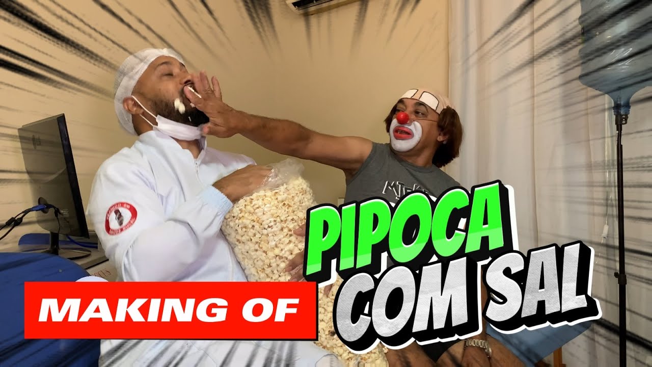 Os Bastidores de &ldquo;Pipoca com Sal&rdquo; com Palha&ccedil;o Ca&ccedil;arola #palha&ccedil;oca&ccedil;arola #pipocacomsal