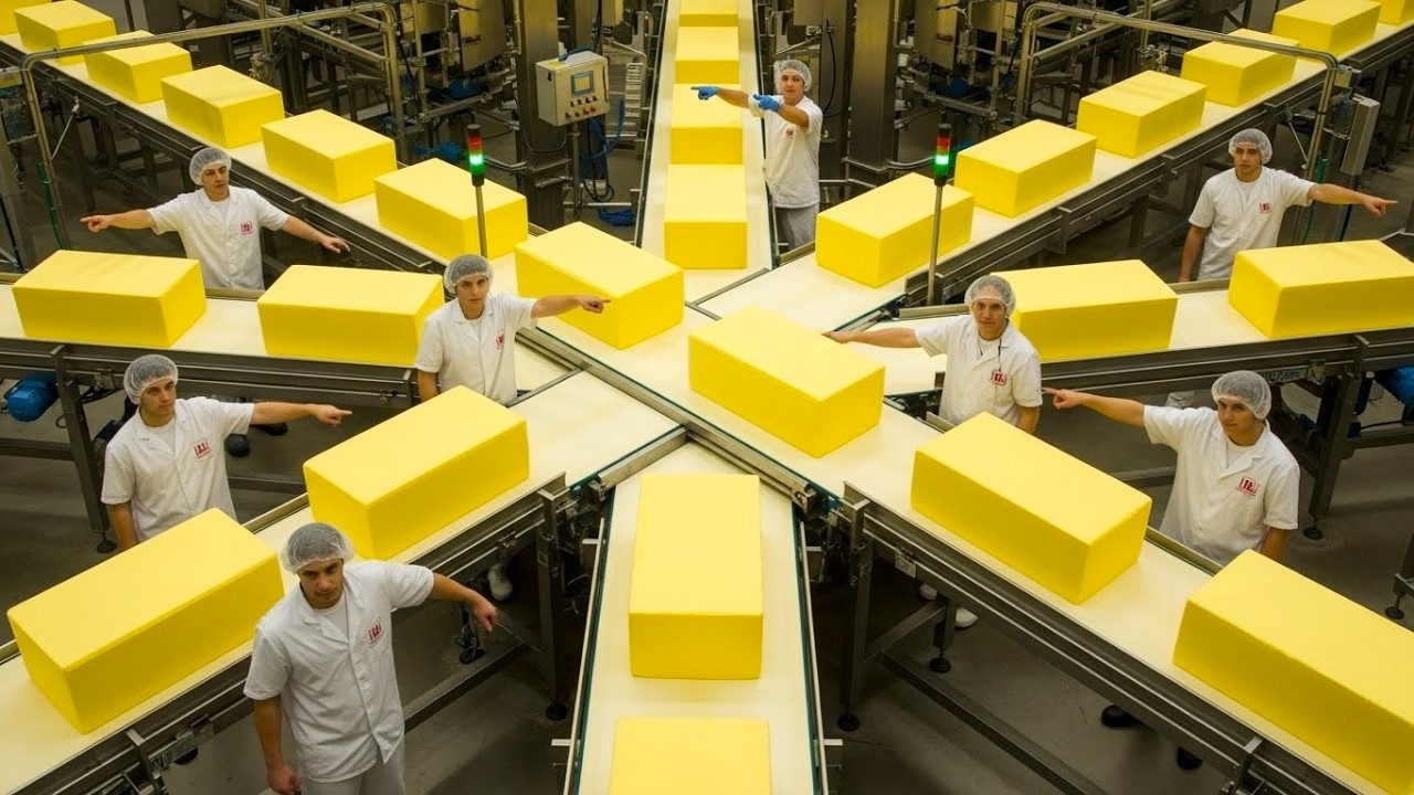 How Butter Is Made at Massive Scale | Inside a Giant Butter Factory