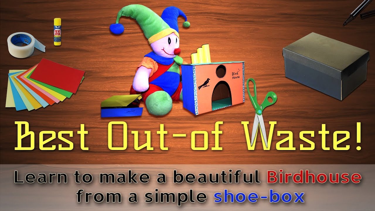 How to make a Bird House from waste material | DIY