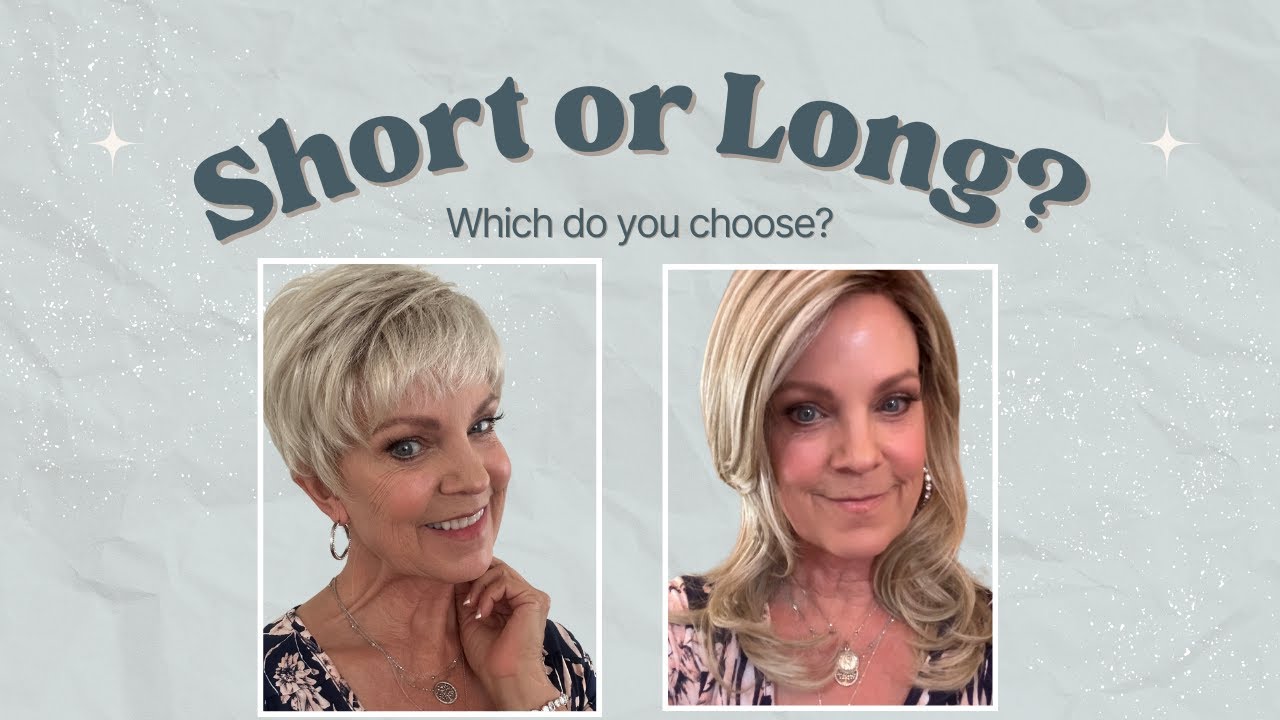 SHORT&nbsp;or&nbsp;LONG&nbsp;WIG&nbsp;which&nbsp;is&nbsp;BEST?&nbsp; 2 Ellen Wille Wigs #thinkaboutawig #wigsforeverywoman #hairpiece