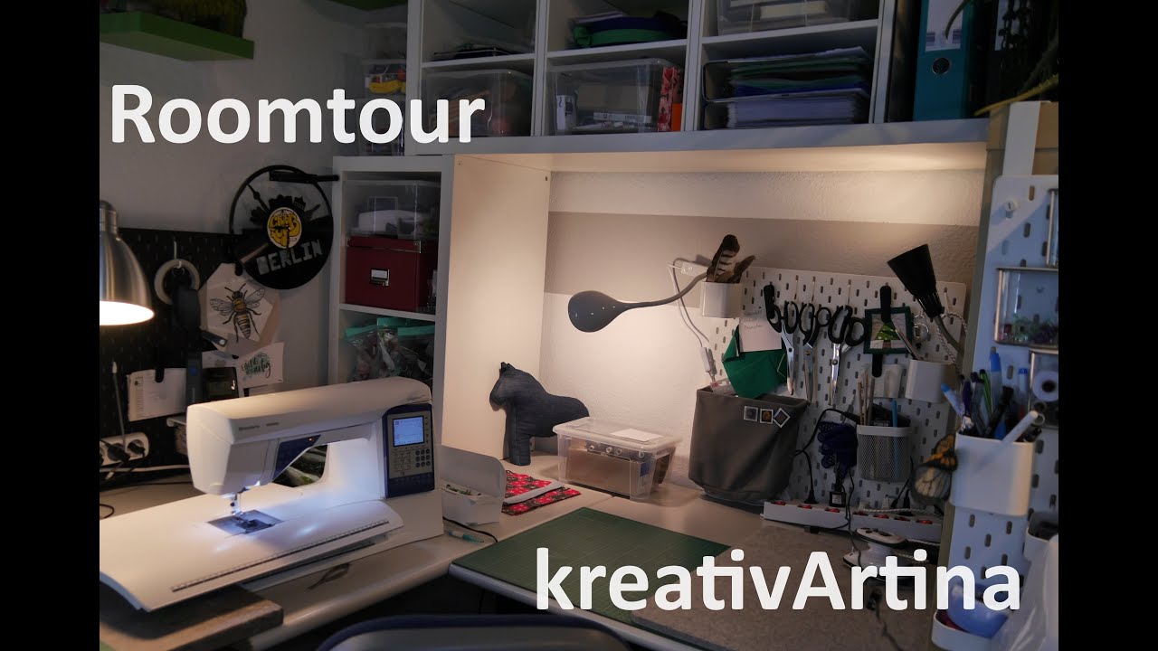 Einblick in mein Nähzimmer, Roomtour