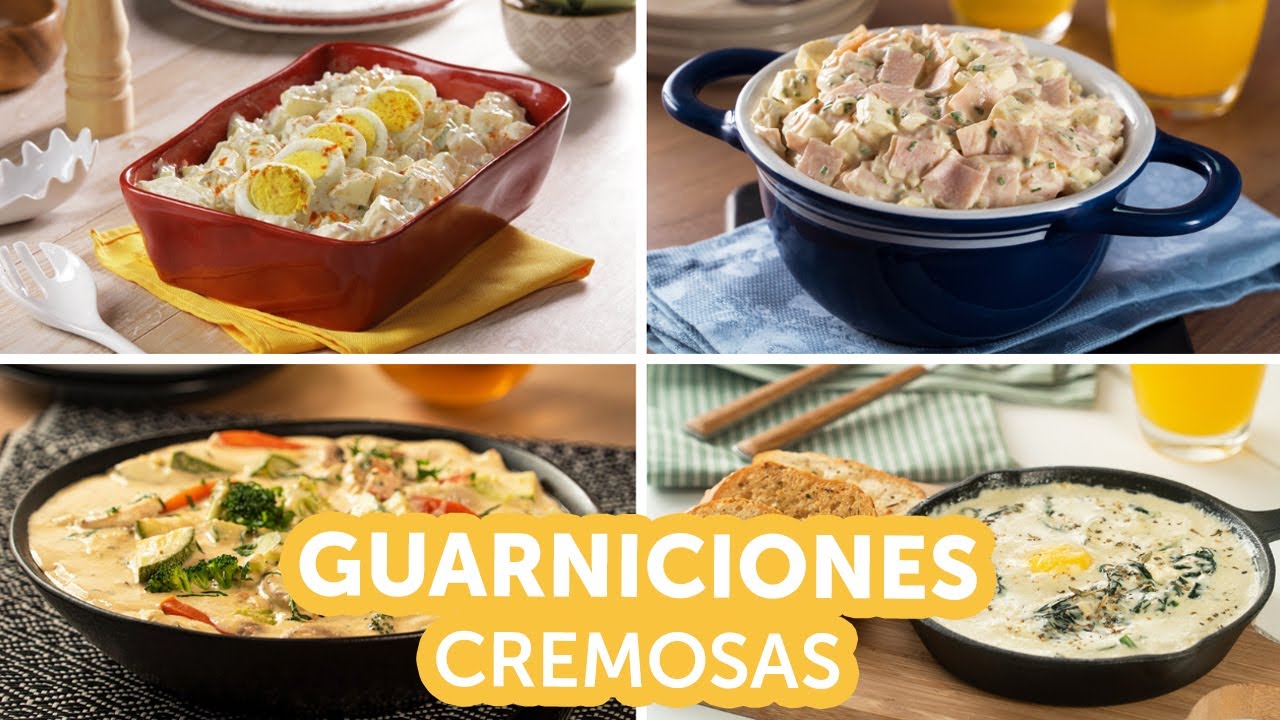 4 Guarniciones Cremosas | Kiwilimón