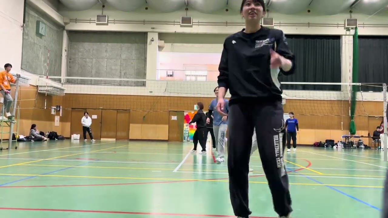 3月8日 鳥飼体育館 2セット目