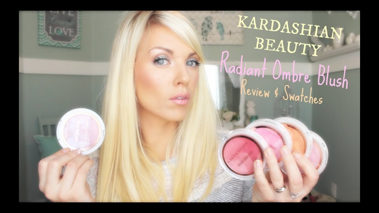 ❤ NEW Kardashian Beauty Radiant Ombre Blush Review & Swatches ❤
