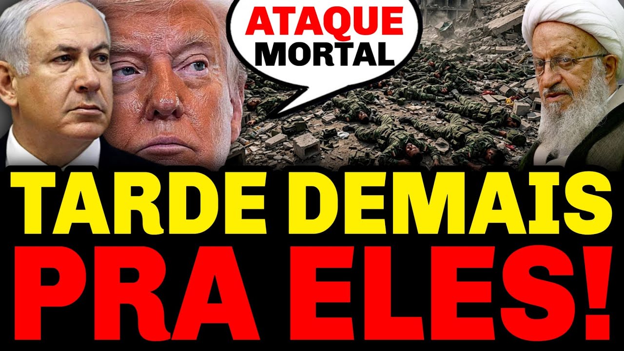 MOJTABA KHAMENEI EM COMA🚨ATAQUES E APAGÃO TOTAL💥💥GUERRA AVANÇA PRA VARIAS REGIÕES❗️❗️