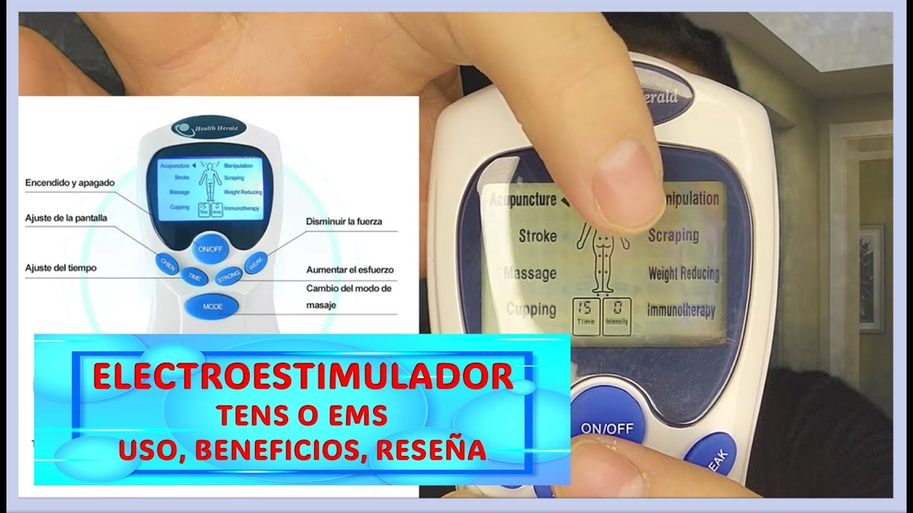 ELECTROESTIMULADOR | TENS O EMS Equipo Para Dolor y Regeneración Muscular y Articular, Beneficios