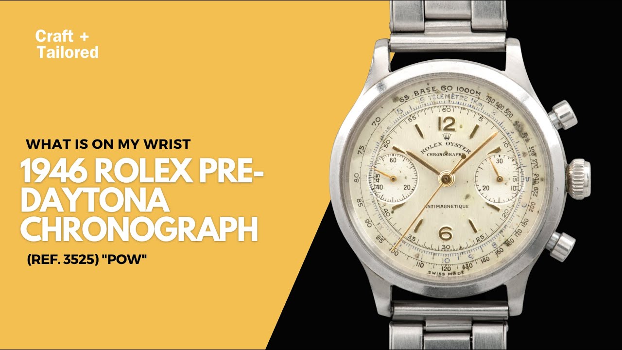 WIOMW - 1946 Rolex Chronograph 3525 POW