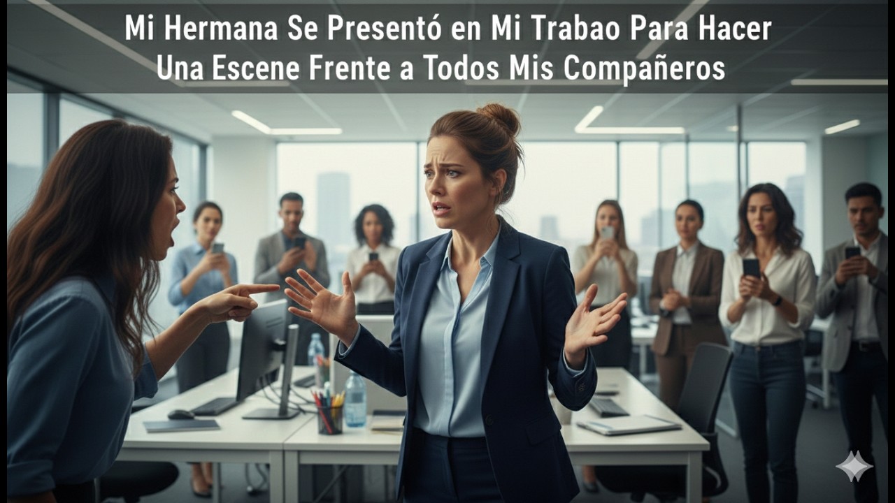 Mi Hermana Se Presentó en Mi Trabajo Para Hacer Una Escena Frente a Todos Mis Compañeros