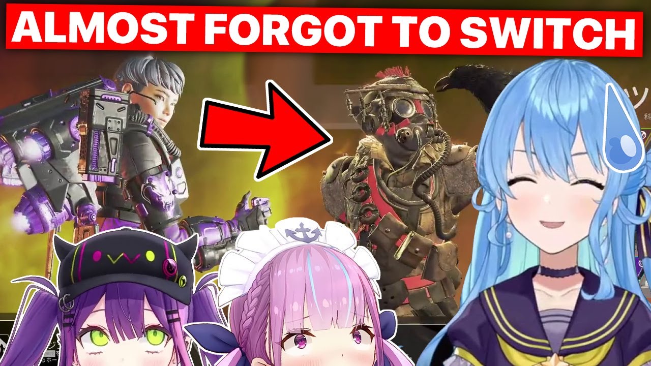 Suisei's Pon & Other Shenanigans During Team Comp Change (Aqua, Suisei & Towa / Hololive) [Eng Sub]