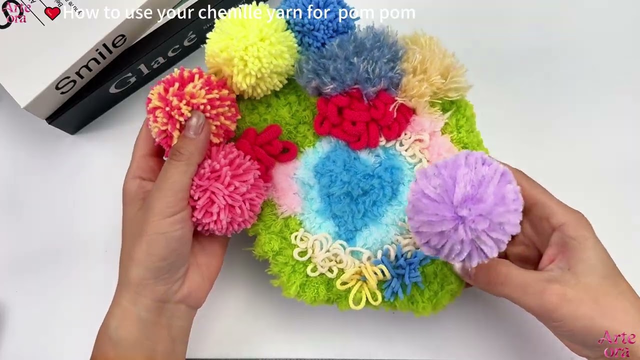 part 6、How to use your chenille yarn for pom pom