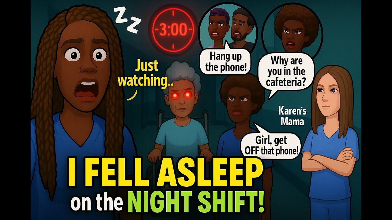 Graveyard Shift Gone Wrong: I Woke Up to a Patient STARING at Me! 😂