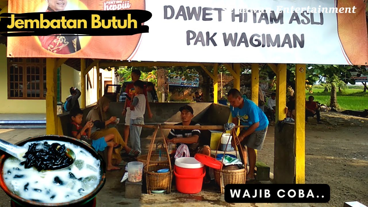 Es Dawet Ireng Jembatan Butuh Purworejo - Rasanya Juara bikin nambah terus...