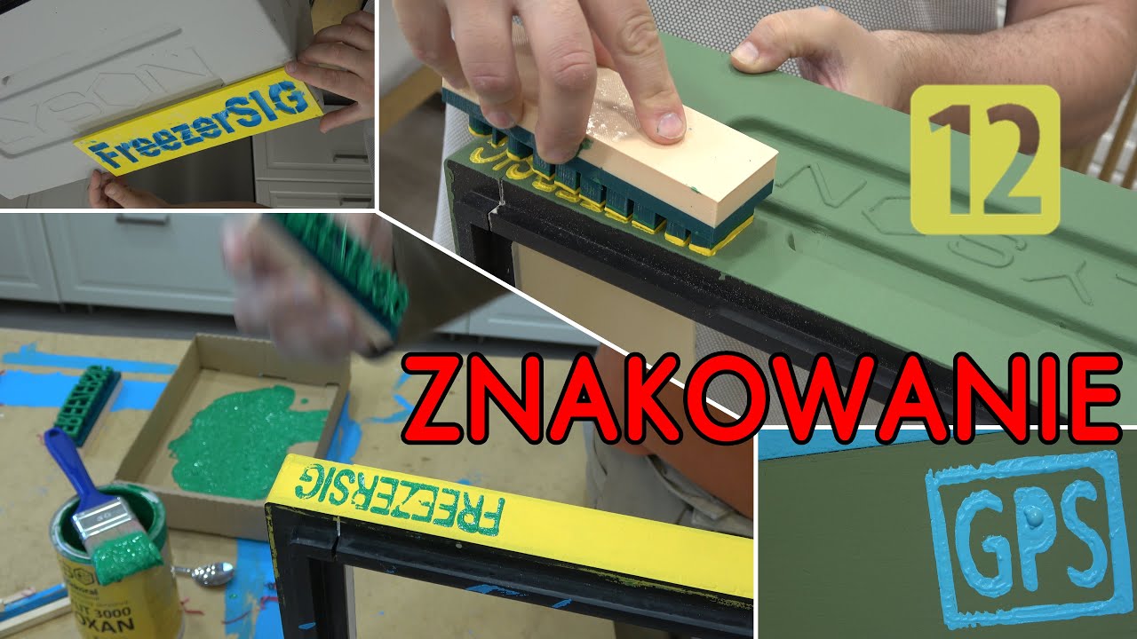 Znakowanie, stemplowanie farbą. Stempel