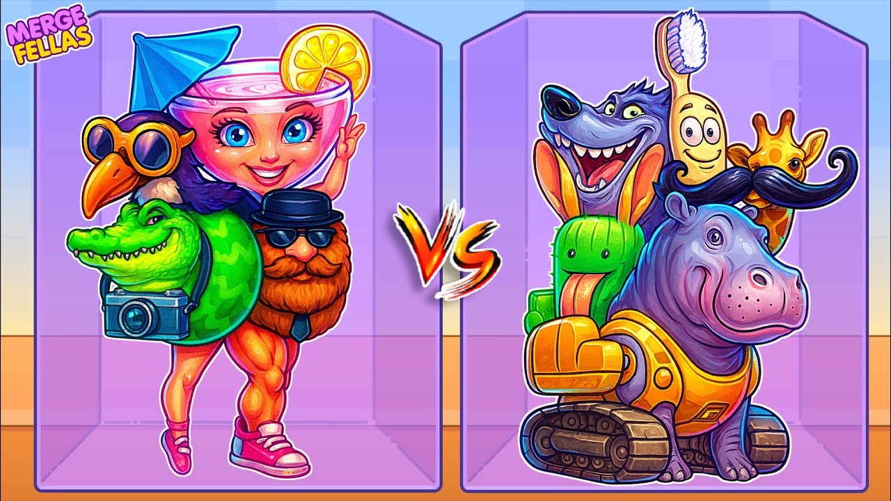 Merge Fellas ITALIAN BRAINROT 2 vs BRAINROT 17 ⁉️ Boss + Boss I New Update - Reaching Max Level!
