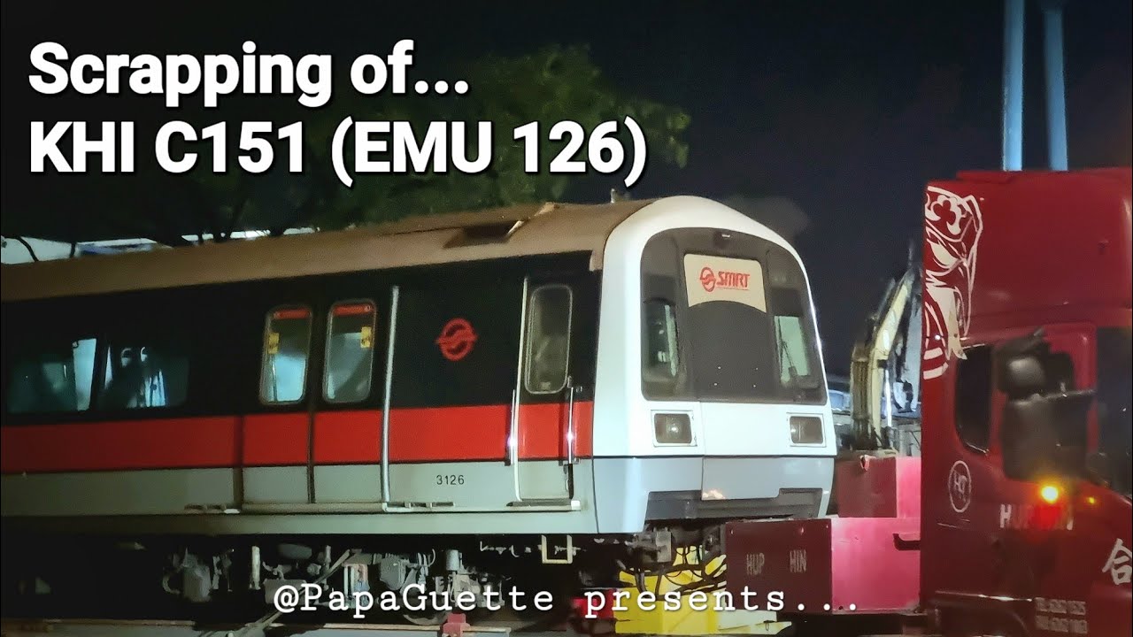 KHI C151 (EMU 126)'s Final Journey to the Scrapyard