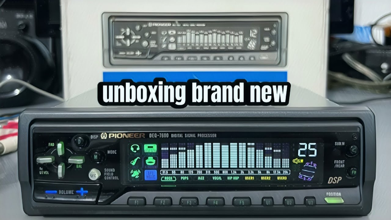 🔥DEQ7600💥 PIONEER OLD SKOLL 🌪UNBOXING IMPORTED FROM JAPAN 🇯🇵#audio #deafbonce #oldisgold
