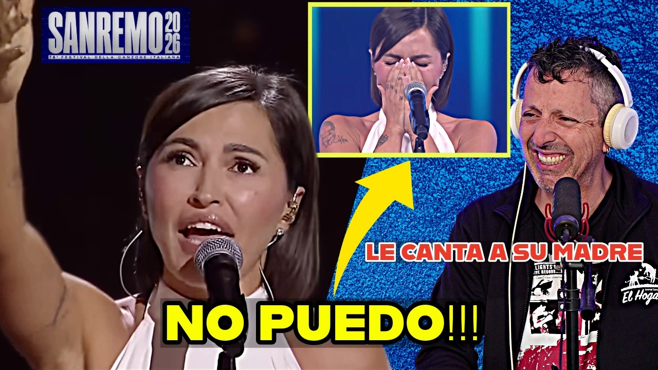 ME HA HECHO LLORAR… Serena Brancale rompe a cantar a su madre en Sanremo | Qui con me