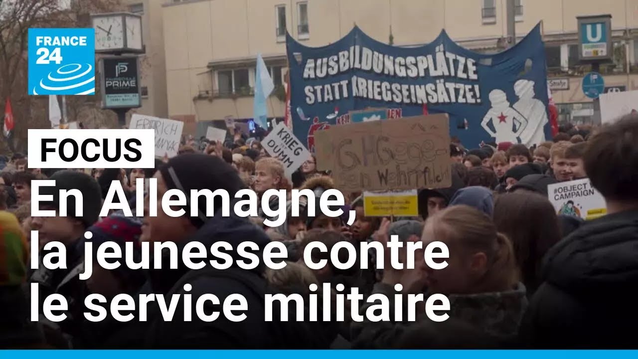 En Allemagne, la jeunesse s'oppose au retour du service militaire • FRANCE 24