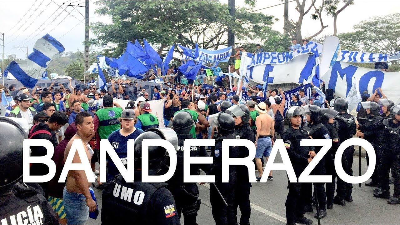 EMELEC | Banderazo Azul - Boca del Pozo.