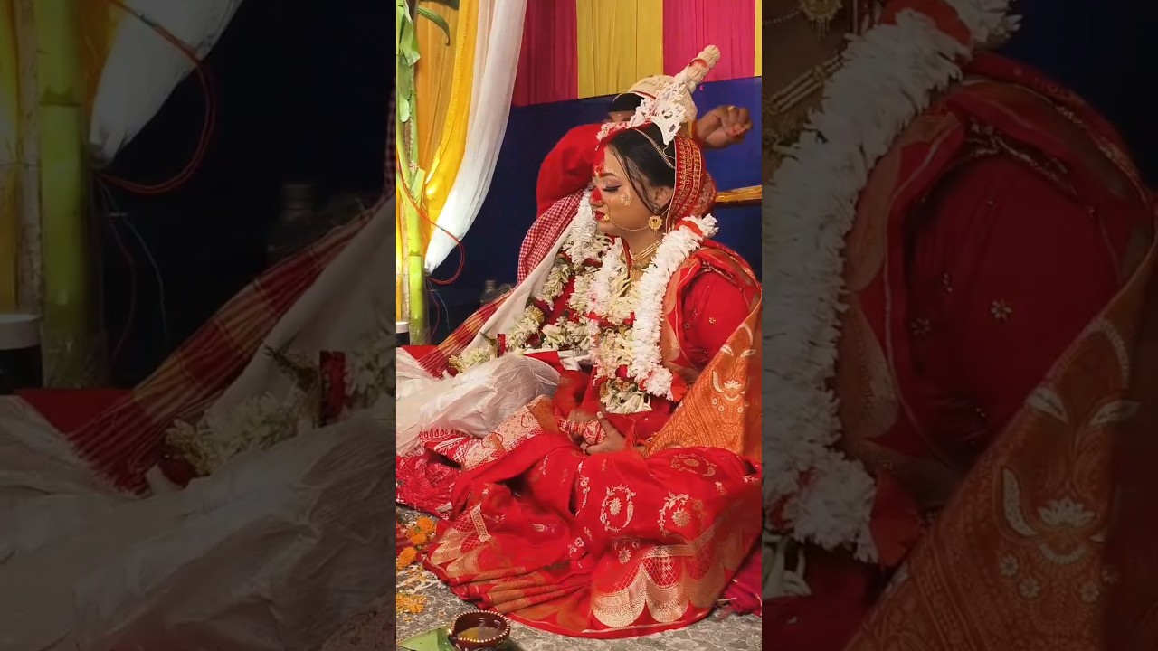 Biggest change ever ✨❤️ #youtubeshorts #biye #sindurdan #bengali #famousshorts #bengalibiye