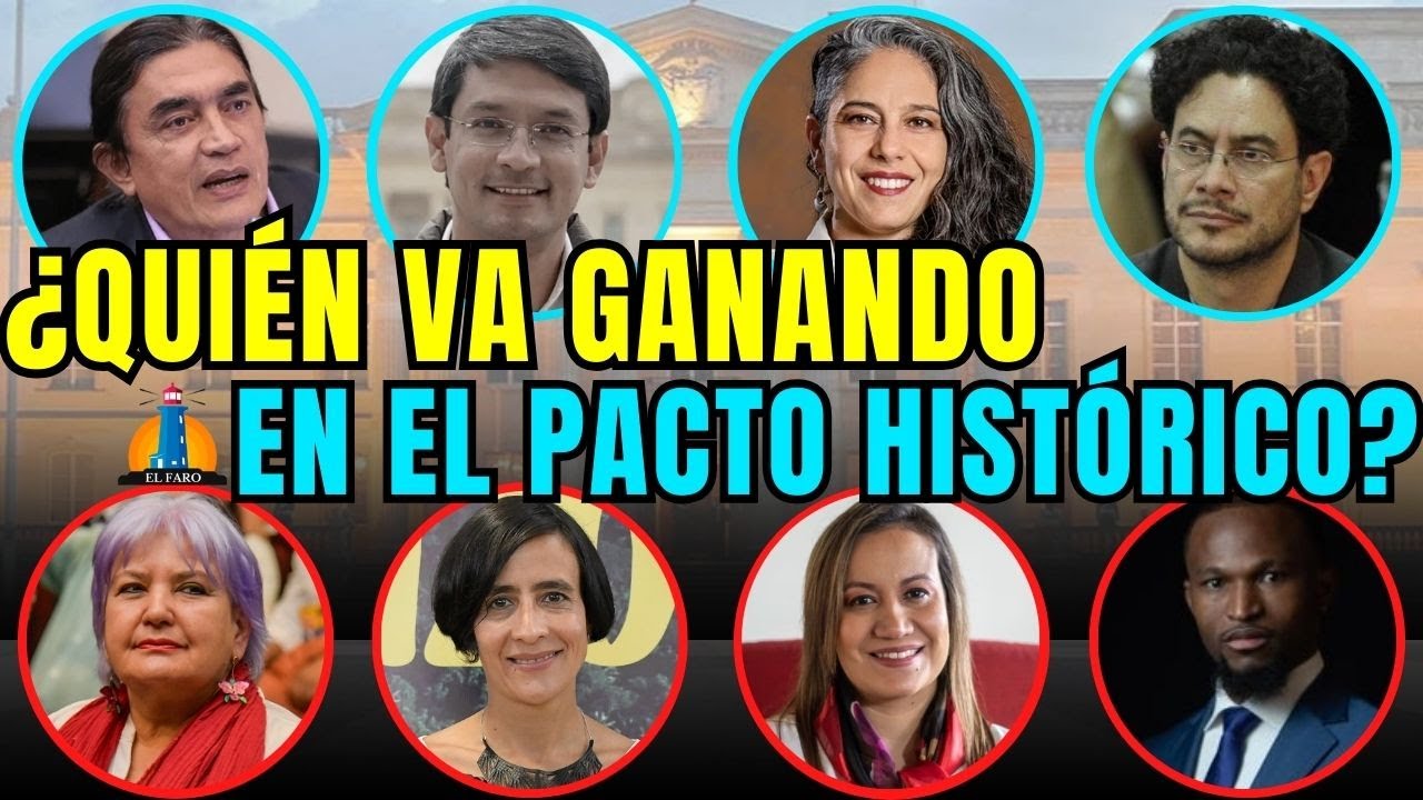 ¿Quién VA GANANDO la carrera presidencial en El Pacto Histórico?