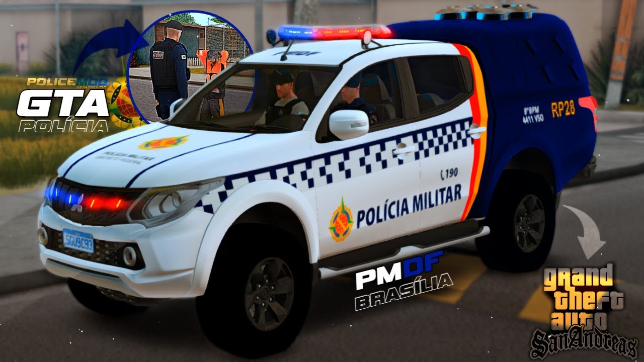🚔SAIUU!! NOVO GTA SAN ANDREAS MOD POLÍCIA DO DISTRITO FEDERAL | PMDF | ATUALIZADO!🎮