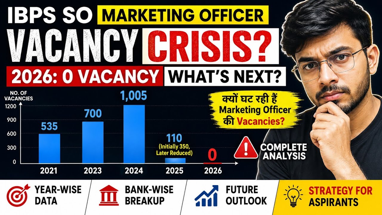 No Vacancy in IBPS SO Marketing Officer 2026? Complete Reality Check & Future Prediction | bank job