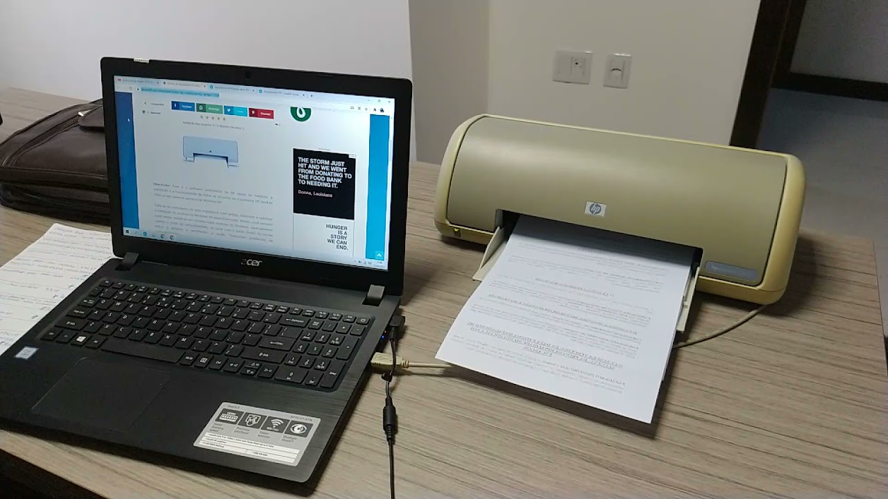 Impressora HP Deskjet 3535 Windows 10