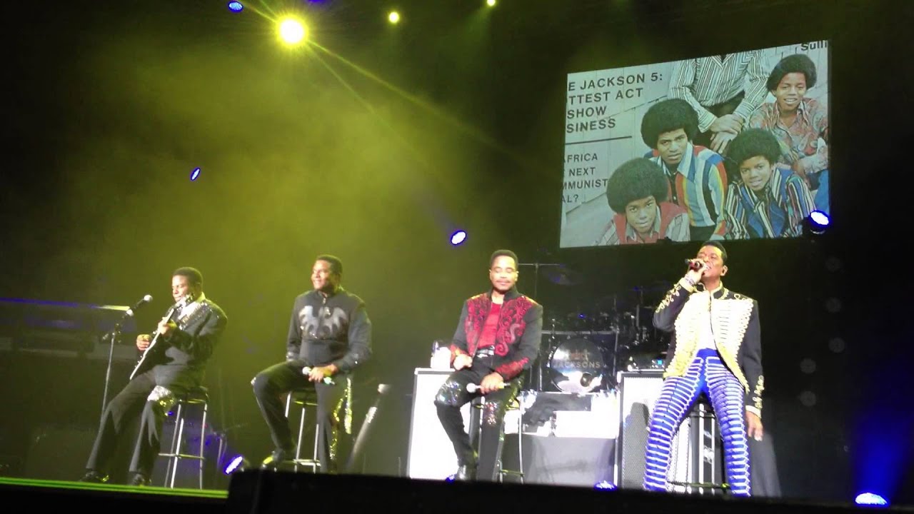 The Jacksons performing 