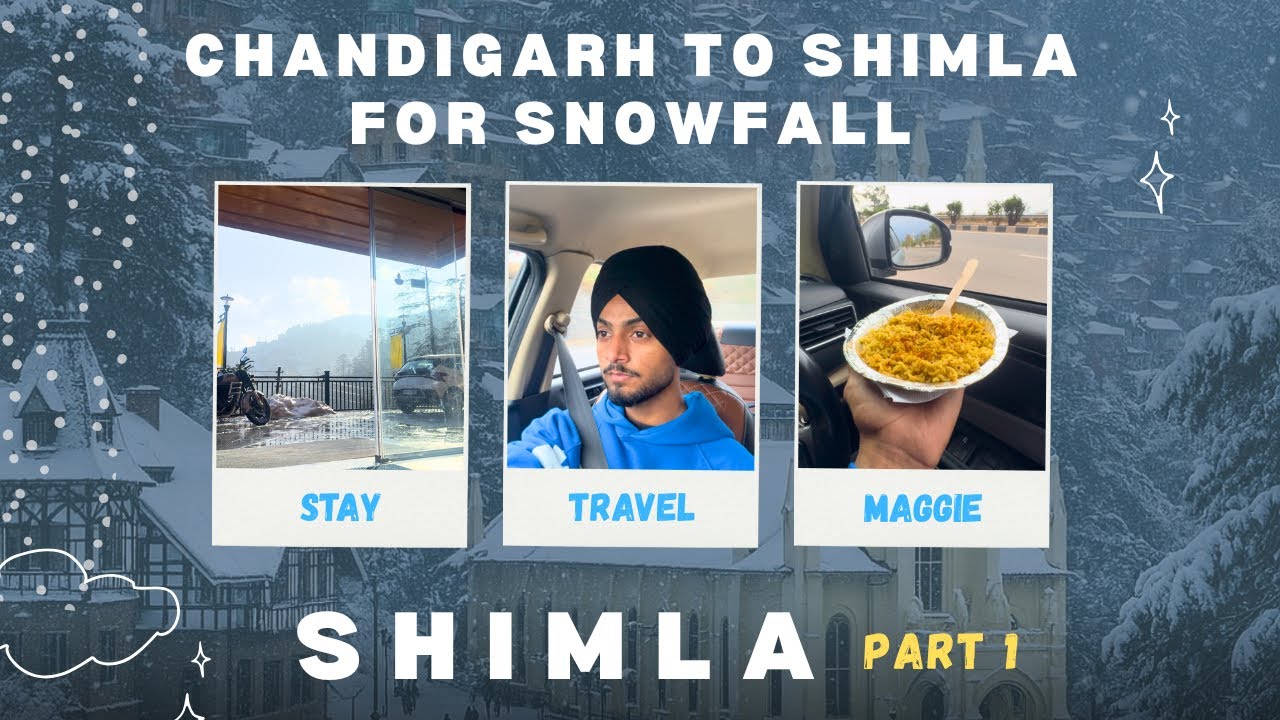 Shimla Trip Vlog Part 1 | Travel se Luxury Stay Tak 🏔️