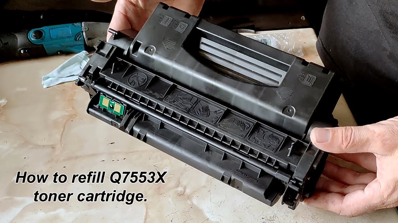 HP Q7553A / Q7553X (53A/53X) Toner Refill - Complete Disassembly & Cleaning Guide