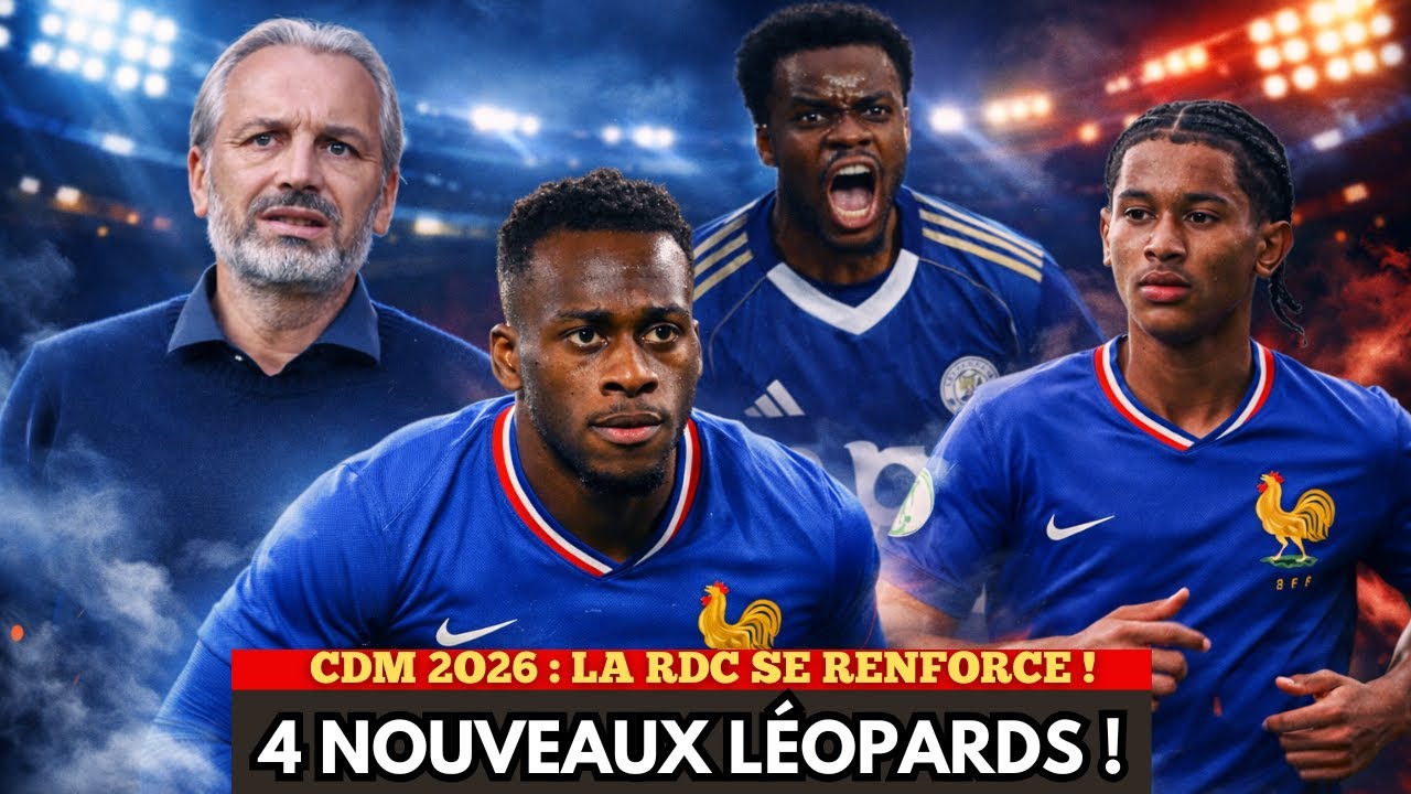 LÉOPARDS : 4 NOUVEAUX TALENTS PRÊTS À FAIRE TREMBLER LA RDC !