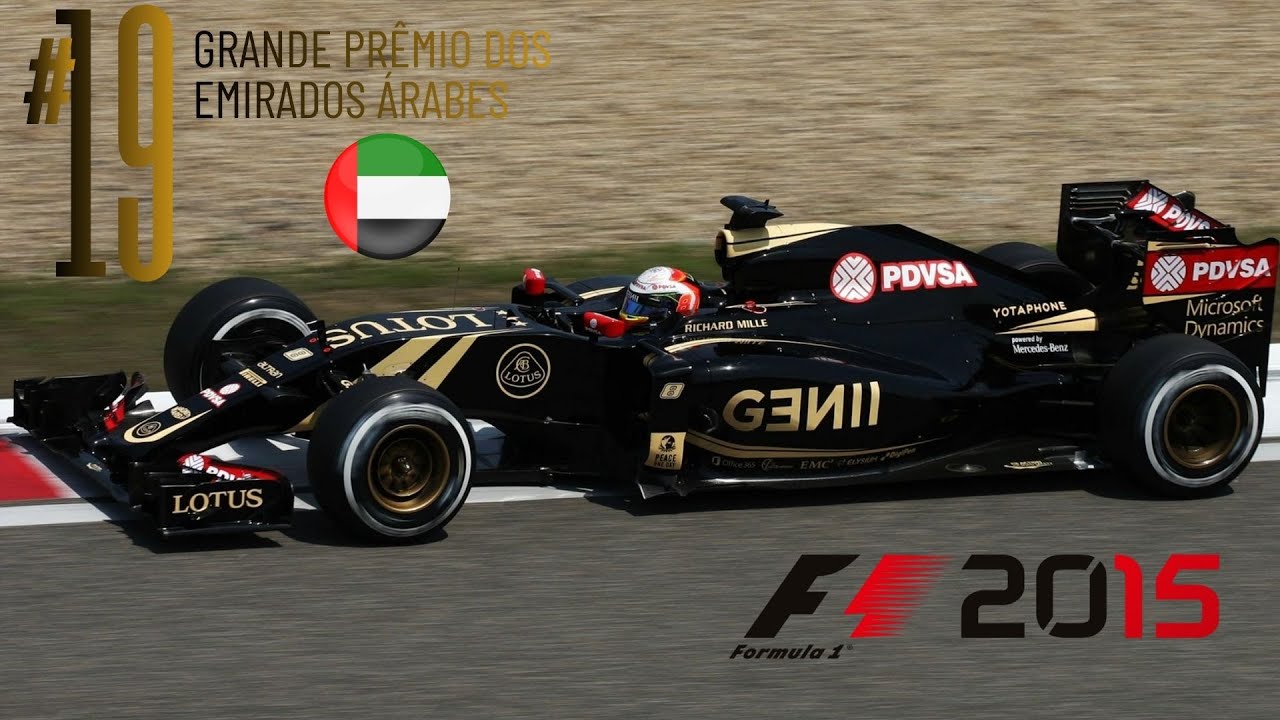 F1 2015 - #19: PRÊMIO DOS EMIRADOS ÁRABES