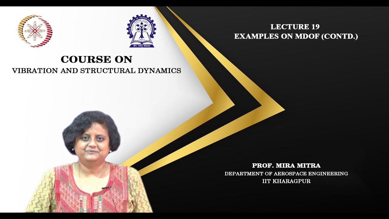Lecture 19: Examples on MDOF (Contd.)