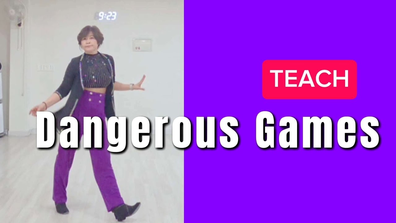 Teach🎓Dangerous Games linedance#intermediate level#강릉라인댄스 #최윤선라인댄스#KoSCAA#강릉지부 