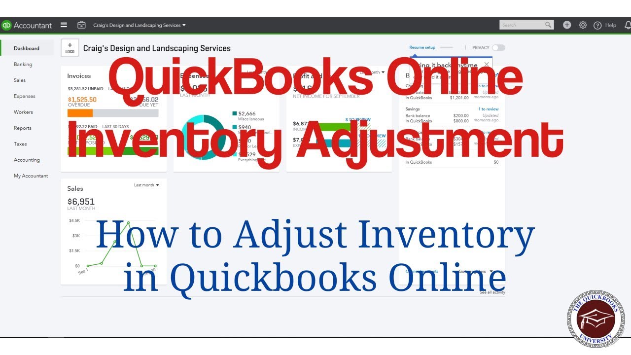 Корректировка инвентаря в Quickbooks Online &mdash; как скорректировать инвентарь в Quickbooks Online