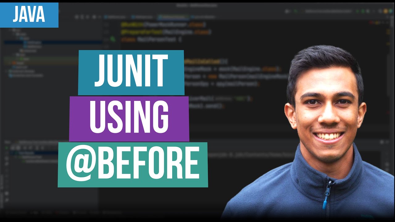 Using @Before with JUnit - Tutorial